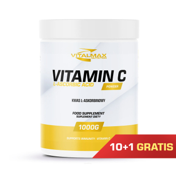 PAKIET Vitalmax Witamina C | 1000g w proszku 10+1