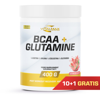 PAKIET Vitalmax BCAA + Glutamine Arbuz | 400g 10+1