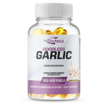 Vitalmax Garlic czosnek bezzapachowy | 120 softgels