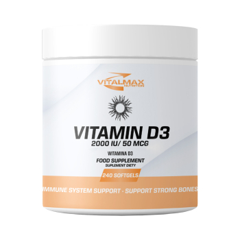 Vitalmax Care Vitamin D3 2000IU | 240 softgels
