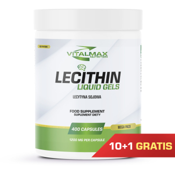 PAKIET Vitalmax Care Lecithin 1200mg | 400 softgels Lecytyna 10+1