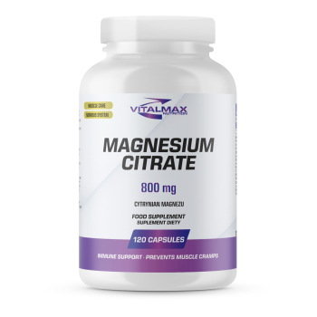 Vitalmax Magnesium Citrate | 120 kapsułek