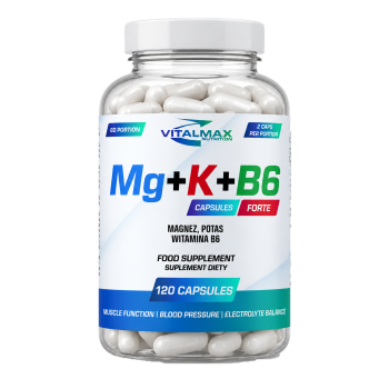 Vitalmax Mg+K+B6 Forte 120 kaps