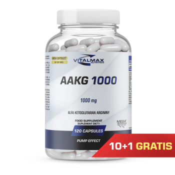 PAKIET Vitalmax AAKG 1000 | 120 kapsułek 10+1