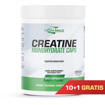 PAKIET Vitalmax Creatine Monohydrate Caps | 300 kapsułek 10+1
