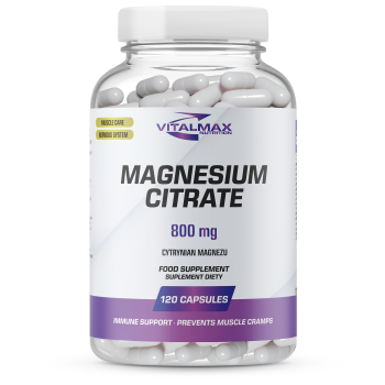 Vitalmax Magnesium Citrate | 120 kapsułek