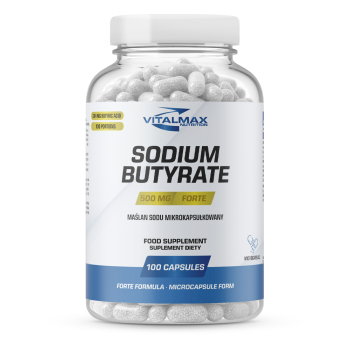 Vitalmax Sodium Butyrate Forte 500mg | 100 kapsułek