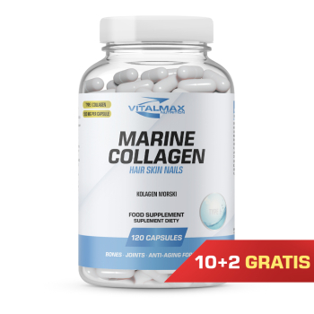 PAKIET Vitalmax Marine Collagen | 120 kapsułek kolagen morski 10+2