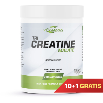 PAKIET Vitalmax Tri Creatine Malate Mega Capsules® | 240 kapsułek 10+1