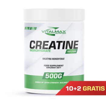 PAKIET Vitalmax Creatine Monohydrate mikro | 500g 10+2